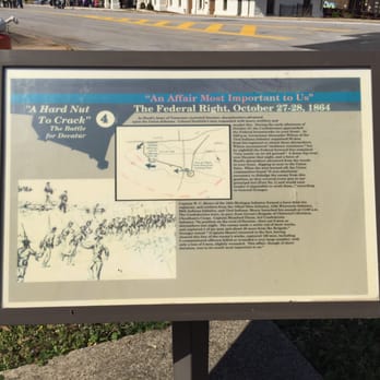 Decatur Train Depot - Battle for Decatur history board. - Landmarks & Historical Buildings Near Me - Decatur, Alabama