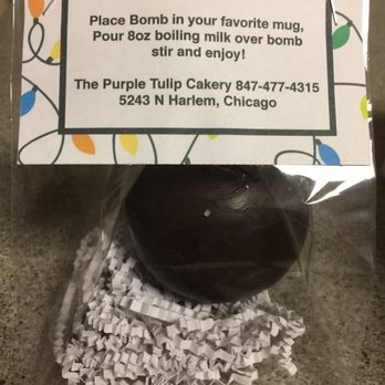 The Purple Tulip Cakery - a chocolate ball in a bag - Bakeries Near Me - Chicago, Illinois The Purple Tulip Cakery - a chocolate ball in a bag - Bakeries Near Me - Chicago, Illinois