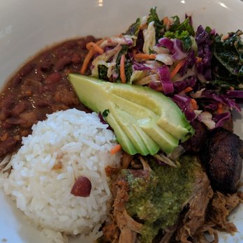 Kitava - Cuban Bowl ($11.00, w/ Pork +$4) - 4.5 stars. This was great! Meat, plantains, super tasty. Slaw not bad, a bit soggy. Fri lunch 2018-11-30 - Gluten-Free Near Me - San Francisco, California Kitava - Cuban Bowl ($11.00, w/ Pork +$4) - 4.5 stars. This was great! Meat, plantains, super tasty. Slaw not bad, a bit soggy. Fri lunch 2018-11-30 - Gluten-Free Near Me - San Francisco, California