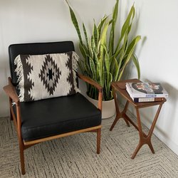 Los Vigiles Living Traditions & Weaving Supplies - Double sided wool Chimayo pillow.