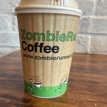 ZombieRunner Coffee - Interior: all 12 ounces went down enormously well - Coffee & Tea Near Me - Palo Alto, California ZombieRunner Coffee - Interior: all 12 ounces went down enormously well - Coffee & Tea Near Me - Palo Alto, California