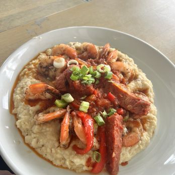 Harrison's Kitchen & Bar - Creole shrimp and grits - Southern Near Me - Panama City, Florida Harrison's Kitchen & Bar - Creole shrimp and grits - Southern Near Me - Panama City, Florida