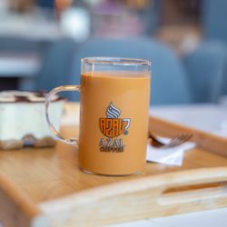 Azal's signature Adeni chai served warm and full of flavor.