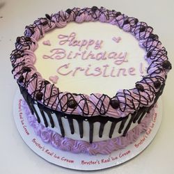 Bruster's Real Ice Cream - Customized ice cream birthday cake