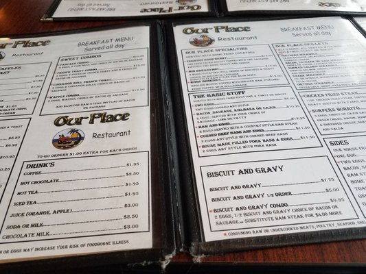 Menu photo 7 Our Place Ocean Shores, WA Menu photo 7 Our Place Ocean Shores, WA