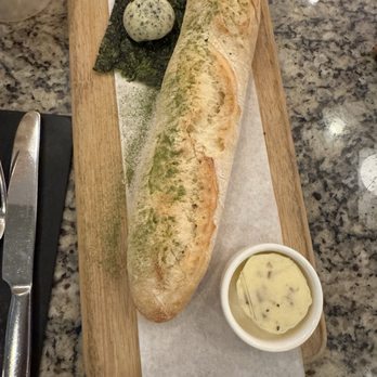 Belga Cafe - Bread with 2 butters (bacon butter and seaweed) - Belgian Near Me - Washington, DC, District of Columbia Belga Cafe - Bread with 2 butters (bacon butter and seaweed) - Belgian Near Me - Washington, DC, District of Columbia