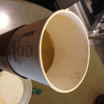 Starbucks - This is what I got when I orderd a venti!  I had not taken one sip!! REALLY?! - Coffee & Tea Near Me - Dixon, California