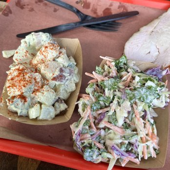 Terry Black's Barbecue - Potato salad and coleslaw - Barbeque Near Me - Austin, Texas Terry Black's Barbecue - Potato salad and coleslaw - Barbeque Near Me - Austin, Texas