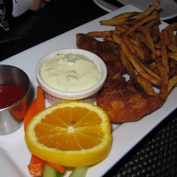 West On Centre - children's fish & chips plate, comes with a drink and ice cream 11/2010 - New American Near Me - West Roxbury, Massachusetts