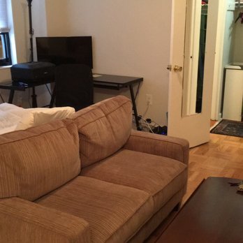The Diplomat Apartments - Main living space of studio; fits a queen bed, full desk, sofa, coffee table, TV. Definitely enough space for one person - Apartments Near Me - Washington, DC, District of Columbia The Diplomat Apartments - Main living space of studio; fits a queen bed, full desk, sofa, coffee table, TV. Definitely enough space for one person - Apartments Near Me - Washington, DC, District of Columbia
