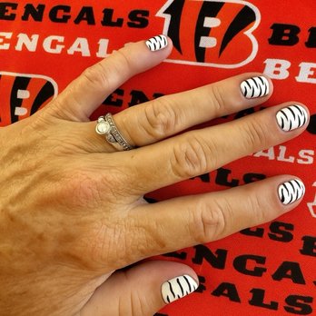 GiGi Nails & Spa - Thanks Helen for my nails! Ready for the football season. - Nail Salons Near Me - Huntington Beach, California GiGi Nails & Spa - Thanks Helen for my nails! Ready for the football season. - Nail Salons Near Me - Huntington Beach, California