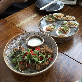 The Tyger - Phnom Penh Fried Chicken, Oysters with Red Chili Dressing - Cocktail Bars Near Me - New York, New York