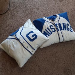 Sierra Embroidery Works - These are memory pillows made out of baseball jerseys.