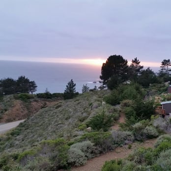 Treebones Resort - View from the deck on yurt 13 - Resorts Near Me - Big Sur, California Treebones Resort - View from the deck on yurt 13 - Resorts Near Me - Big Sur, California