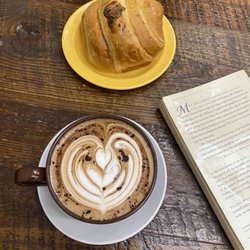 Politics and Prose - Mocha, spinach & cheese bun