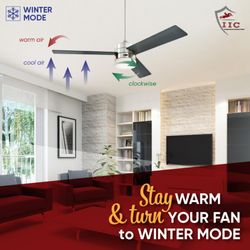 Independence Insurance Center - Turn your your fan to Winter Mode to make your home warmer and cozier for winter