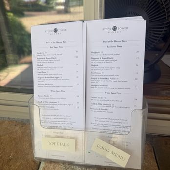 Stone Tower Winery - Food Menu - Wineries Near Me - Leesburg, Virginia Stone Tower Winery - Food Menu - Wineries Near Me - Leesburg, Virginia
