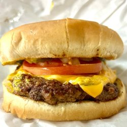 Cheeseburger. Looks good, but wasn't.