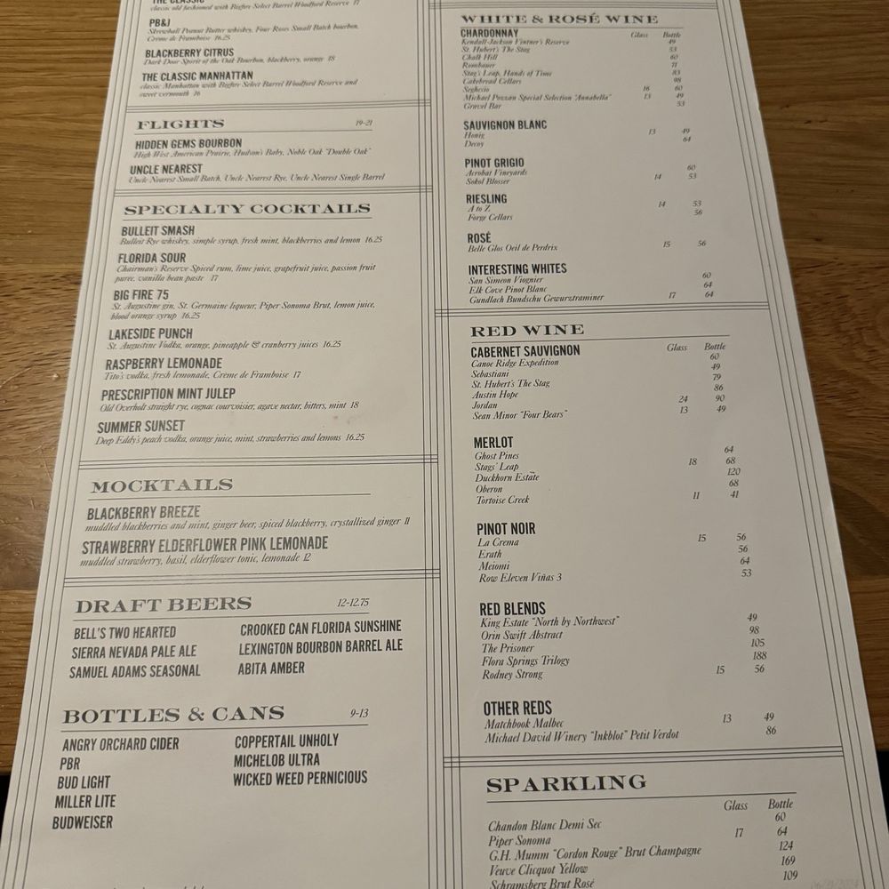 Bigfire - Drink menu - American Near Me - Orlando, Florida Bigfire - Drink menu - American Near Me - Orlando, Florida