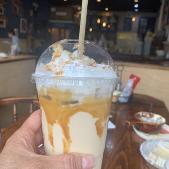 Soul Brew - Iced Salted Caramel Latte - Coffee & Tea Near Me - Saint James, New York Soul Brew - Iced Salted Caramel Latte - Coffee & Tea Near Me - Saint James, New York