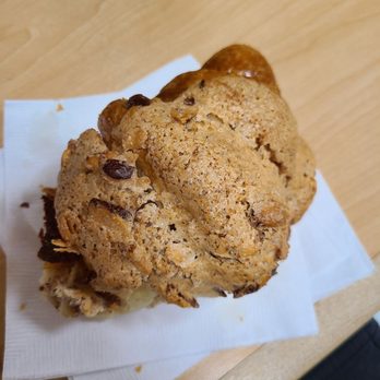 Caffè Ammi Roasting - Almond croissant. Took a bite out of the corner only to find its stuffed with almond flavor! - Coffee Roasteries Near Me - Pelham, New York