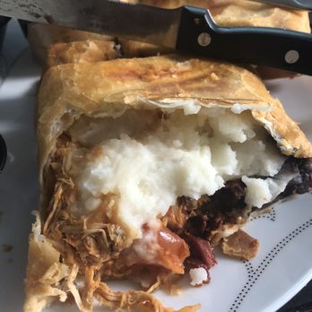 Sunswick 3535 Bar - Chicken Chimichangas Combo with mashed potatoes inside? Why?! - Bars Near Me - Astoria, New York