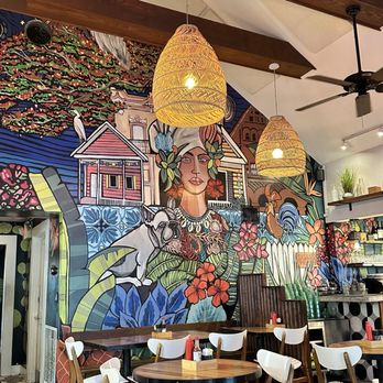 Moondog Cafe & Bakery - Inside wall - Cafes Near Me - Key West, Florida Moondog Cafe & Bakery - Inside wall - Cafes Near Me - Key West, Florida