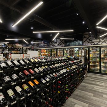 Corked - a wine rack in a grocery store - Beer, Wine & Spirits Near Me - Buena Park, California