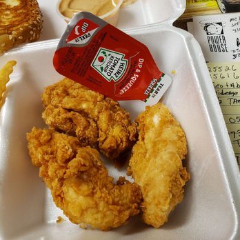 Raising Cane's Chicken Fingers - Compare the chicken tender to the size of the ketchup package - Southern Near Me - Lafayette, Louisiana Raising Cane's Chicken Fingers - Compare the chicken tender to the size of the ketchup package - Southern Near Me - Lafayette, Louisiana
