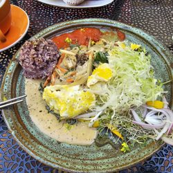Soorah K Cafe - Tornado omelette with wild mushrooms