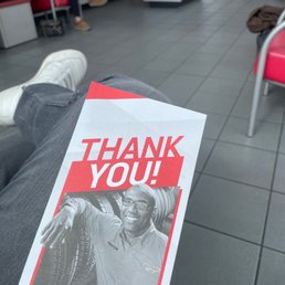 in the waiting area in the waiting area