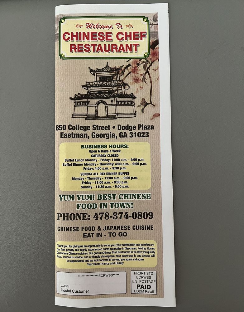 Chinese Chef Restaurant Logo