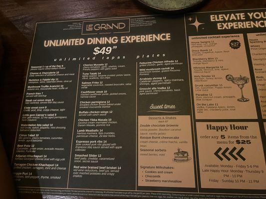 Menu photo 6 Le Grand Pasadena, CA Menu photo 6 Le Grand Pasadena, CA
