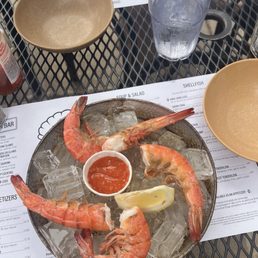 Happy hour shrimp! Happy hour shrimp!