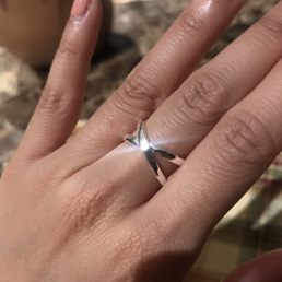 Look at that GLIMMER!!! Elea, Size 7 and ADJUSTABLE. Look at that GLIMMER!!! Elea, Size 7 and ADJUSTABLE.