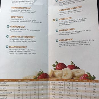 Smoothie King - Menu Page 7. - Juice Bars & Smoothies Near Me - Morehead City, North Carolina