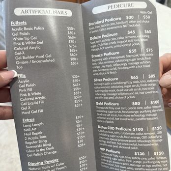 Slaime Salon - Pricing - Nail Salons Near Me - Las Vegas, Nevada