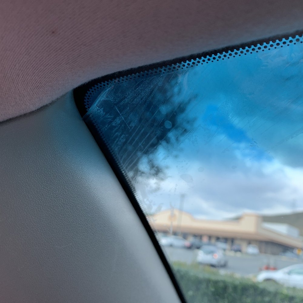 Mr Tint - Steve literally picks off corner and peels it. - Home Window Tinting Near Me - Norco, California Mr Tint - Steve literally picks off corner and peels it. - Home Window Tinting Near Me - Norco, California