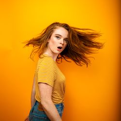Dylan Hancook Photography - female model in orange