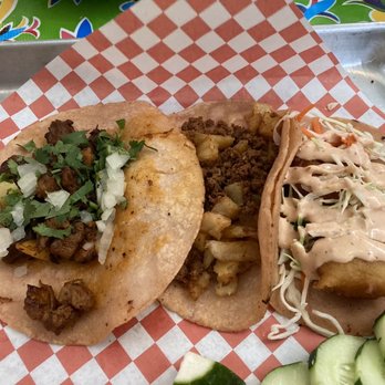 El PinchoTaco - Al Pastor Taco, chorizo and potato taco, shrimp taco - Tacos Near Me - Charleston, South Carolina El PinchoTaco - Al Pastor Taco, chorizo and potato taco, shrimp taco - Tacos Near Me - Charleston, South Carolina