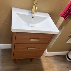 R & J Plumbing & Drains - New vanity installed!
