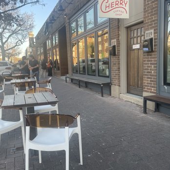 Cherry Coffee Shop - Outside seating! - Coffee & Tea Near Me - Fort Worth, Texas Cherry Coffee Shop - Outside seating! - Coffee & Tea Near Me - Fort Worth, Texas
