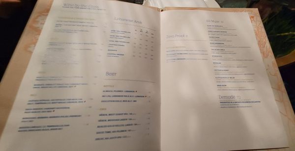 Menu photo 4 ilili DC Washington, DC, DC