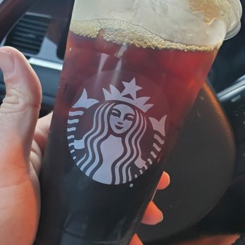 Starbucks - Large black iced coffee with some ice - Coffee & Tea Near Me - Orlando, Florida Starbucks - Large black iced coffee with some ice - Coffee & Tea Near Me - Orlando, Florida