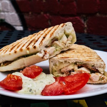 The Rock 310 - York Bluff Express: chicken & tomato basil panini - Coffee & Tea Near Me - Sheffield, Alabama The Rock 310 - York Bluff Express: chicken & tomato basil panini - Coffee & Tea Near Me - Sheffield, Alabama