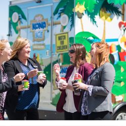 Kona ice is for adults too. Make your employee appreciation a great time with Kona Ice.
