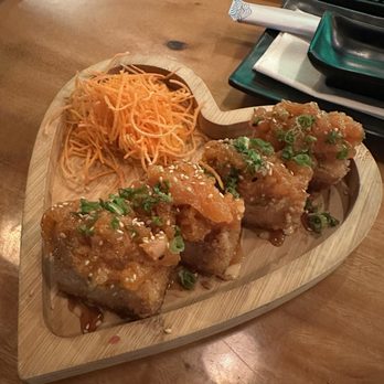 Happy Fish Sushi - Spicy Salmon Crispy Rice - Sushi Bars Near Me - Pembroke Pines, Florida