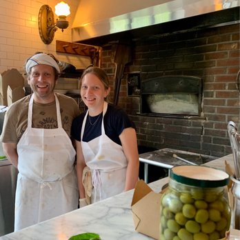 Apizza - The sweet couple / restauranteurs. He's Sicilian, of course. - Italian Near Me - New Paltz, New York