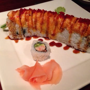 Ninja Steakhouse & Sushi - Comparison between snow crab roll and their Godzilla roll. It's huge!!! They don't skimp on the lobster here. - Japanese Near Me - Braselton, Georgia Ninja Steakhouse & Sushi - Comparison between snow crab roll and their Godzilla roll. It's huge!!! They don't skimp on the lobster here. - Japanese Near Me - Braselton, Georgia