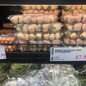H Mart - Wheaton - Two unique fruits I love. The pink strawberries are overpriced here. - Grocery Near Me - Wheaton, Maryland